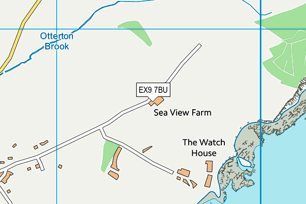 EX9 7BU map - OS VectorMap District (Ordnance Survey) EX9 7BU map - OS VectorMap District (Ordnance Survey)
