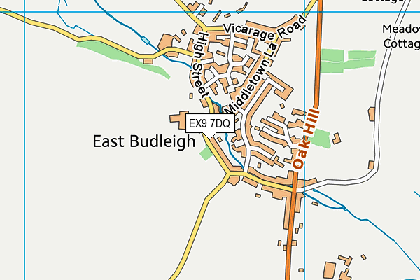 EX9 7DQ map - OS VectorMap District (Ordnance Survey) EX9 7DQ map - OS VectorMap District (Ordnance Survey)
