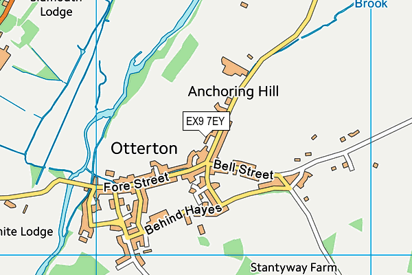 EX9 7EY map - OS VectorMap District (Ordnance Survey) EX9 7EY map - OS VectorMap District (Ordnance Survey)