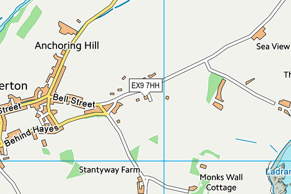 EX9 7HH map - OS VectorMap District (Ordnance Survey) EX9 7HH map - OS VectorMap District (Ordnance Survey)