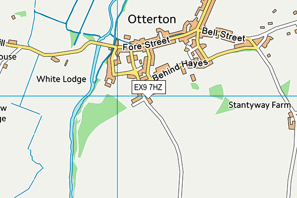 EX9 7HZ map - OS VectorMap District (Ordnance Survey) EX9 7HZ map - OS VectorMap District (Ordnance Survey)