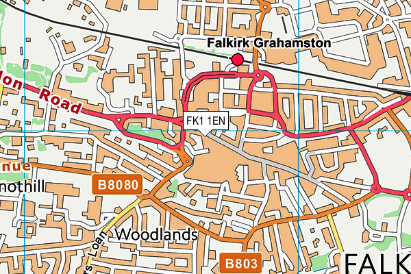 FK1 1EN map - OS VectorMap District (Ordnance Survey) FK1 1EN map - OS VectorMap District (Ordnance Survey)