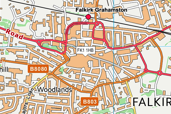FK1 1HB map - OS VectorMap District (Ordnance Survey) FK1 1HB map - OS VectorMap District (Ordnance Survey)