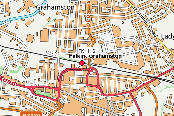 FK1 1HS map - OS VectorMap District (Ordnance Survey) FK1 1HS map - OS VectorMap District (Ordnance Survey)