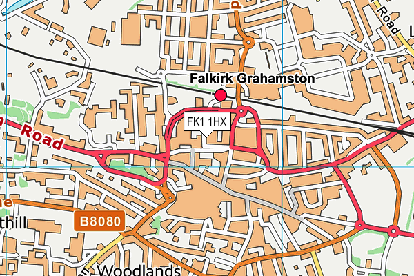FK1 1HX map - OS VectorMap District (Ordnance Survey) FK1 1HX map - OS VectorMap District (Ordnance Survey)