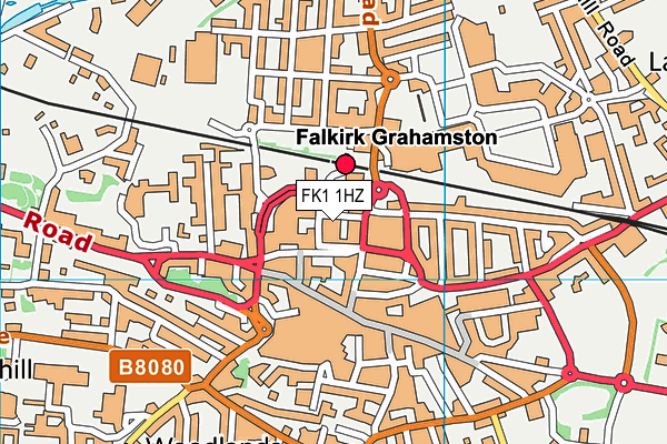 FK1 1HZ map - OS VectorMap District (Ordnance Survey) FK1 1HZ map - OS VectorMap District (Ordnance Survey)