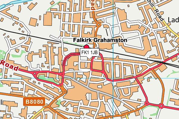 FK1 1JB map - OS VectorMap District (Ordnance Survey) FK1 1JB map - OS VectorMap District (Ordnance Survey)