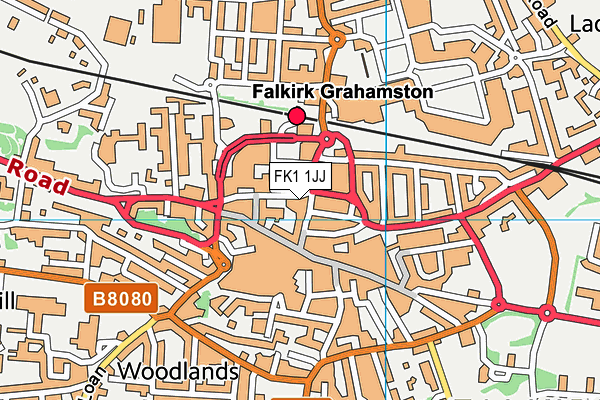 FK1 1JJ map - OS VectorMap District (Ordnance Survey) FK1 1JJ map - OS VectorMap District (Ordnance Survey)