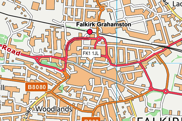 FK1 1JL map - OS VectorMap District (Ordnance Survey) FK1 1JL map - OS VectorMap District (Ordnance Survey)