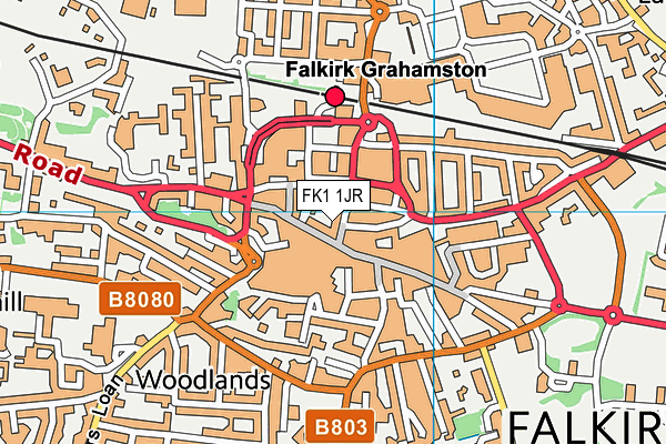 FK1 1JR map - OS VectorMap District (Ordnance Survey) FK1 1JR map - OS VectorMap District (Ordnance Survey)