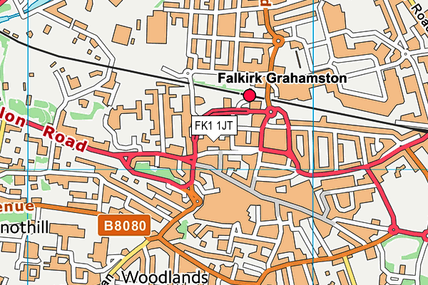 FK1 1JT map - OS VectorMap District (Ordnance Survey) FK1 1JT map - OS VectorMap District (Ordnance Survey)