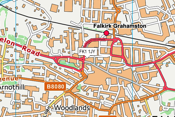 FK1 1JY map - OS VectorMap District (Ordnance Survey) FK1 1JY map - OS VectorMap District (Ordnance Survey)