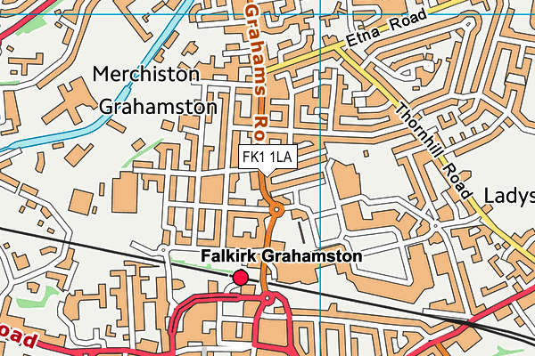 FK1 1LA map - OS VectorMap District (Ordnance Survey) FK1 1LA map - OS VectorMap District (Ordnance Survey)