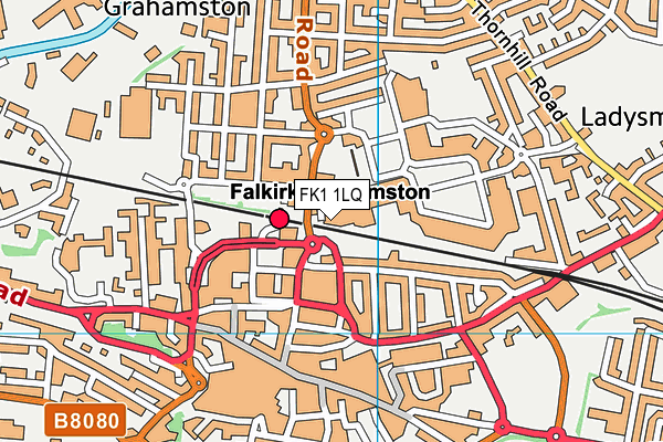 FK1 1LQ map - OS VectorMap District (Ordnance Survey) FK1 1LQ map - OS VectorMap District (Ordnance Survey)