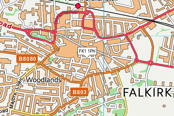 FK1 1PH map - OS VectorMap District (Ordnance Survey) FK1 1PH map - OS VectorMap District (Ordnance Survey)