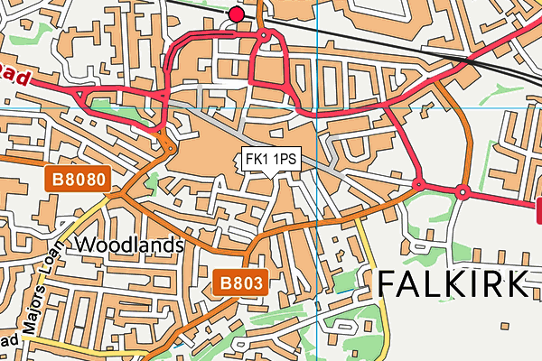 FK1 1PS map - OS VectorMap District (Ordnance Survey) FK1 1PS map - OS VectorMap District (Ordnance Survey)