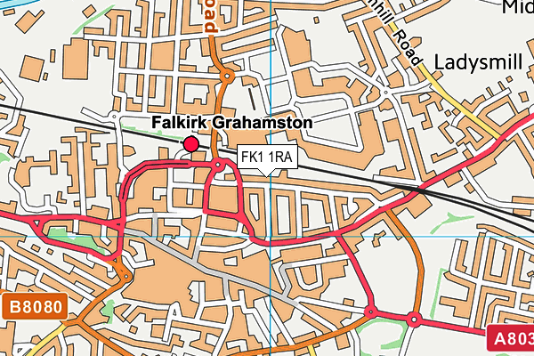 FK1 1RA map - OS VectorMap District (Ordnance Survey) FK1 1RA map - OS VectorMap District (Ordnance Survey)