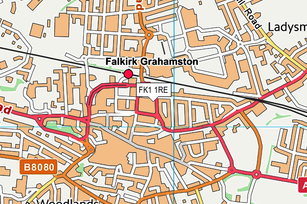 FK1 1RE map - OS VectorMap District (Ordnance Survey) FK1 1RE map - OS VectorMap District (Ordnance Survey)