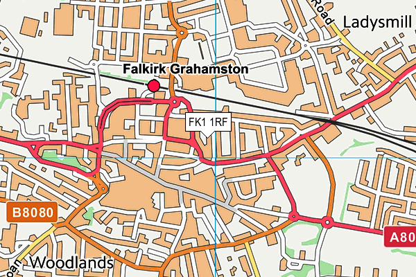 FK1 1RF map - OS VectorMap District (Ordnance Survey) FK1 1RF map - OS VectorMap District (Ordnance Survey)