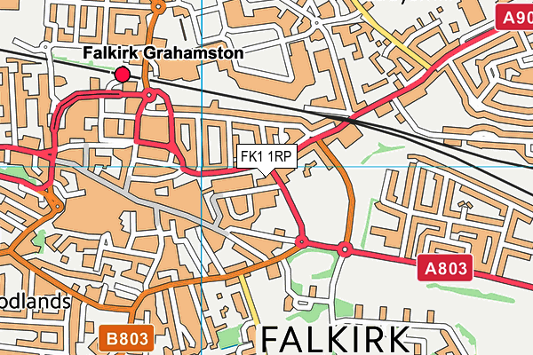 FK1 1RP map - OS VectorMap District (Ordnance Survey) FK1 1RP map - OS VectorMap District (Ordnance Survey)