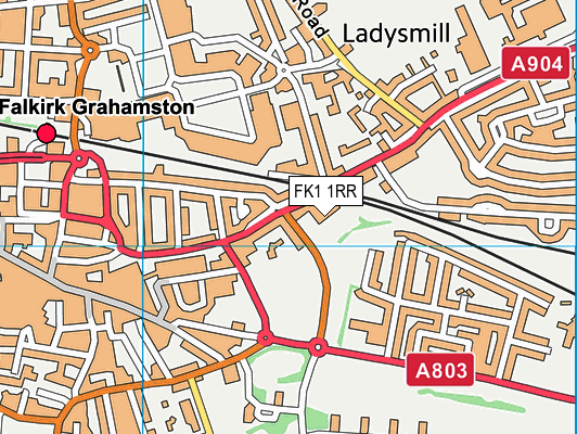 FK1 1RR map - OS VectorMap District (Ordnance Survey) FK1 1RR map - OS VectorMap District (Ordnance Survey)