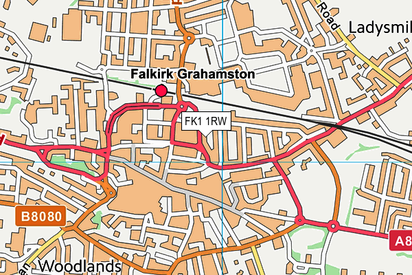 FK1 1RW map - OS VectorMap District (Ordnance Survey) FK1 1RW map - OS VectorMap District (Ordnance Survey)