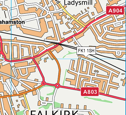 FK1 1SH map - OS VectorMap District (Ordnance Survey) FK1 1SH map - OS VectorMap District (Ordnance Survey)