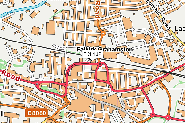 FK1 1UP map - OS VectorMap District (Ordnance Survey) FK1 1UP map - OS VectorMap District (Ordnance Survey)