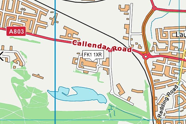 FK1 1XR map - OS VectorMap District (Ordnance Survey) FK1 1XR map - OS VectorMap District (Ordnance Survey)