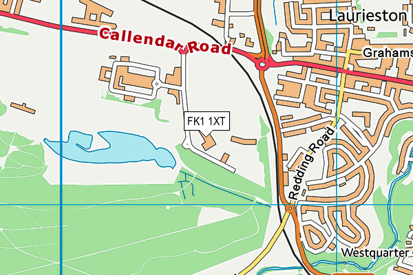 FK1 1XT map - OS VectorMap District (Ordnance Survey) FK1 1XT map - OS VectorMap District (Ordnance Survey)