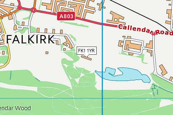 FK1 1YR map - OS VectorMap District (Ordnance Survey) FK1 1YR map - OS VectorMap District (Ordnance Survey)