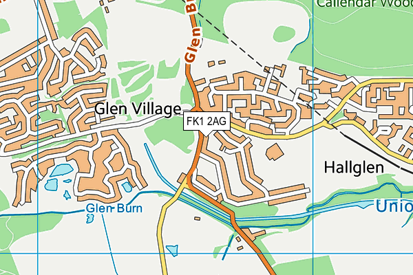 FK1 2AG map - OS VectorMap District (Ordnance Survey) FK1 2AG map - OS VectorMap District (Ordnance Survey)