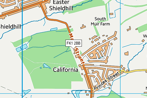 FK1 2BB map - OS VectorMap District (Ordnance Survey) FK1 2BB map - OS VectorMap District (Ordnance Survey)