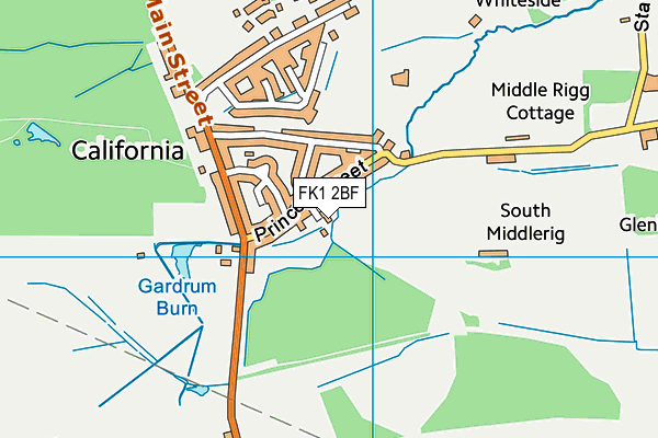 FK1 2BF map - OS VectorMap District (Ordnance Survey) FK1 2BF map - OS VectorMap District (Ordnance Survey)