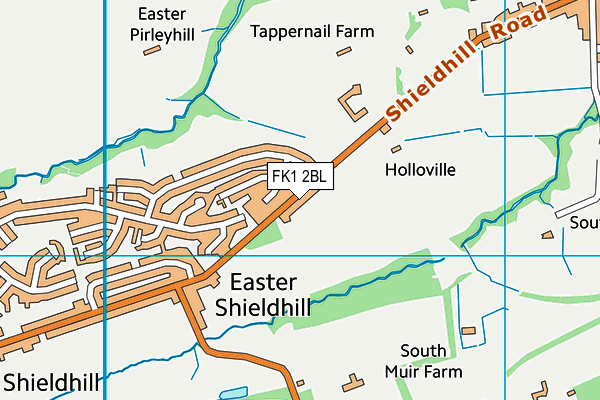 FK1 2BL map - OS VectorMap District (Ordnance Survey) FK1 2BL map - OS VectorMap District (Ordnance Survey)