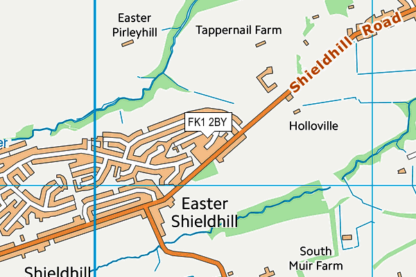 FK1 2BY map - OS VectorMap District (Ordnance Survey) FK1 2BY map - OS VectorMap District (Ordnance Survey)