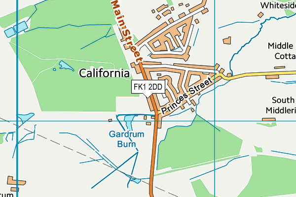 FK1 2DD map - OS VectorMap District (Ordnance Survey) FK1 2DD map - OS VectorMap District (Ordnance Survey)