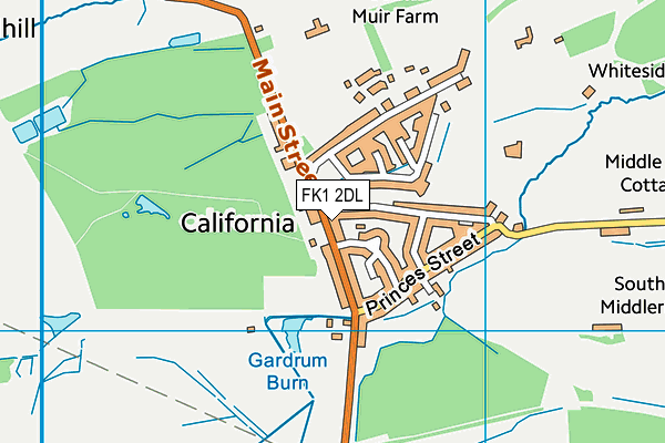 FK1 2DL map - OS VectorMap District (Ordnance Survey) FK1 2DL map - OS VectorMap District (Ordnance Survey)