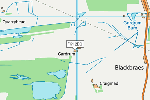 FK1 2DQ map - OS VectorMap District (Ordnance Survey) FK1 2DQ map - OS VectorMap District (Ordnance Survey)