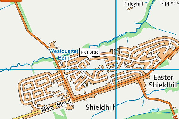 FK1 2DR map - OS VectorMap District (Ordnance Survey) FK1 2DR map - OS VectorMap District (Ordnance Survey)