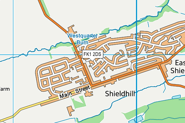 FK1 2DS map - OS VectorMap District (Ordnance Survey) FK1 2DS map - OS VectorMap District (Ordnance Survey)