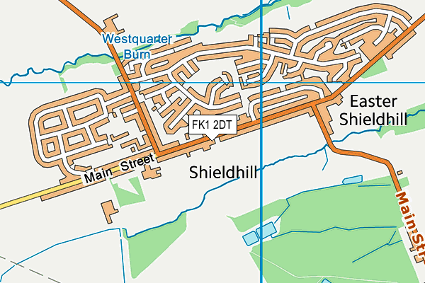 FK1 2DT map - OS VectorMap District (Ordnance Survey) FK1 2DT map - OS VectorMap District (Ordnance Survey)