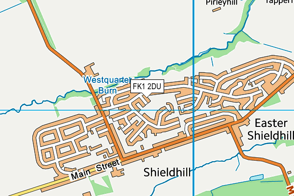 FK1 2DU map - OS VectorMap District (Ordnance Survey) FK1 2DU map - OS VectorMap District (Ordnance Survey)
