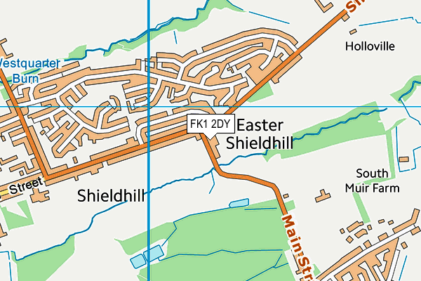 FK1 2DY map - OS VectorMap District (Ordnance Survey) FK1 2DY map - OS VectorMap District (Ordnance Survey)