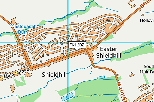 FK1 2DZ map - OS VectorMap District (Ordnance Survey) FK1 2DZ map - OS VectorMap District (Ordnance Survey)