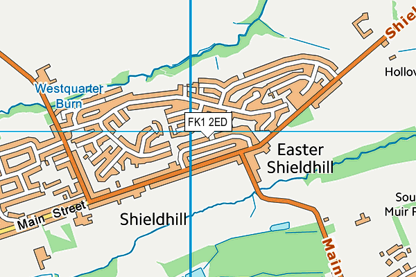 FK1 2ED map - OS VectorMap District (Ordnance Survey) FK1 2ED map - OS VectorMap District (Ordnance Survey)