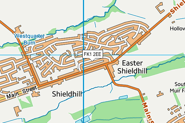 FK1 2EE map - OS VectorMap District (Ordnance Survey) FK1 2EE map - OS VectorMap District (Ordnance Survey)