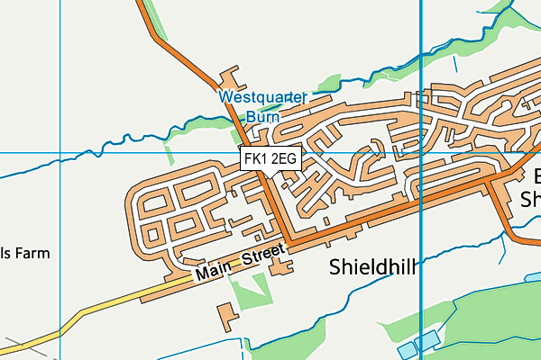 FK1 2EG map - OS VectorMap District (Ordnance Survey) FK1 2EG map - OS VectorMap District (Ordnance Survey)