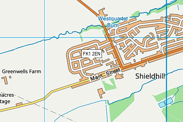 FK1 2EN map - OS VectorMap District (Ordnance Survey) FK1 2EN map - OS VectorMap District (Ordnance Survey)