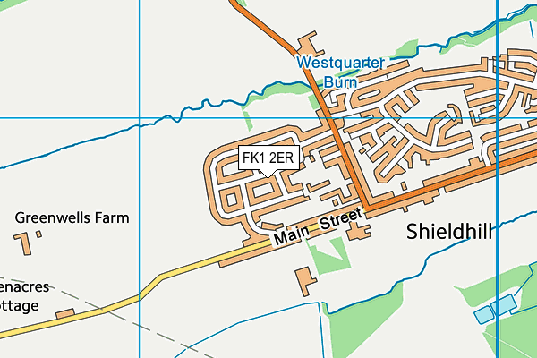 FK1 2ER map - OS VectorMap District (Ordnance Survey) FK1 2ER map - OS VectorMap District (Ordnance Survey)